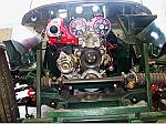 Front view of miata engine in a sprite
