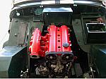 top view of a miata engine in a sprite